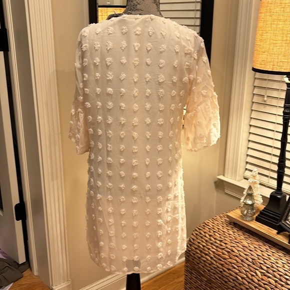 Short Sleeve V Neck
Ruffle Cute Sun Dress Chiffon Flowy Shift Mini Dress new - Picture 5 of 7